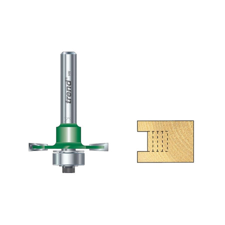 Trend C145 x 1/4 TCT Bearing Guided Slotting Cutter 6.3mm