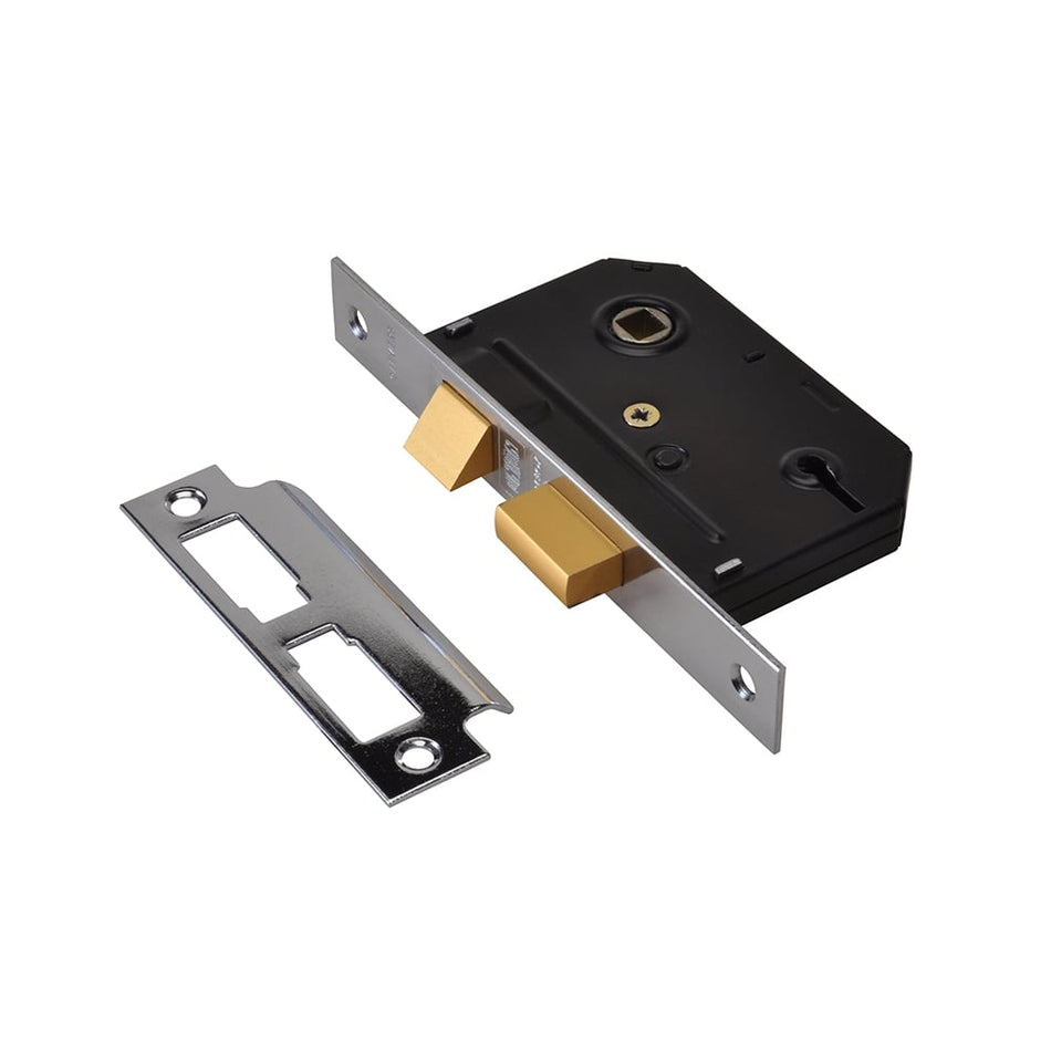 UNION ES-SL Essentials 3 Lever Mortice Sashlock Chrome 79mm 3in Visi