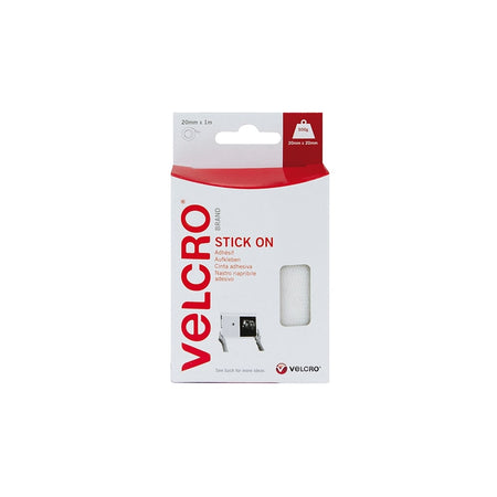 VELCRO???? Brand Stick On VELCRO???? Brand Tape 20mm x 1m White