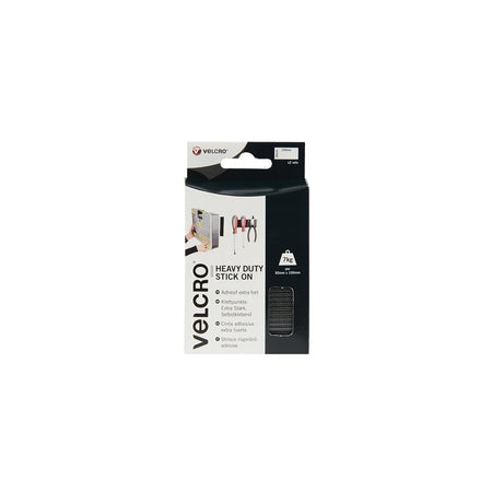 VELCRO???? Brand Heavy-Duty VELCRO???? Brand Stick On Strips (2) 50 x100mm Black