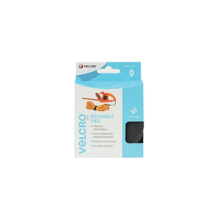 VELCRO???? Brand Self Gripping VELCRO???? Brand Ties 30mm x 5m Black