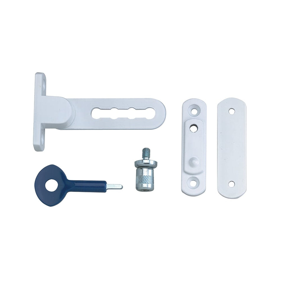 Yale Locks P117 Ventilation Window Lock White Finish Pack of 1