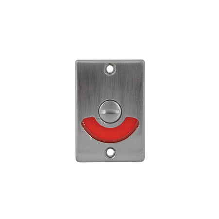 Yale Locks Indicator Bolt for Bathrooms or W.C Doors Satin Chrome P127