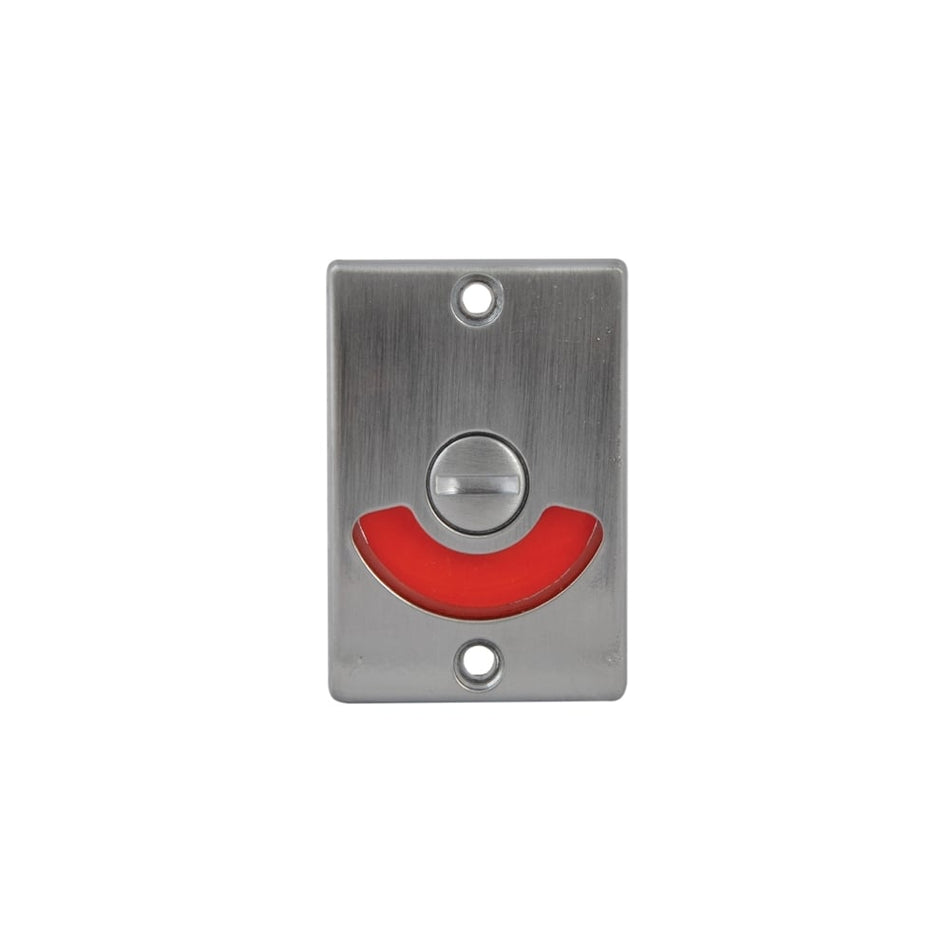Yale Locks Indicator Bolt for Bathrooms or W.C Doors Satin Chrome P127