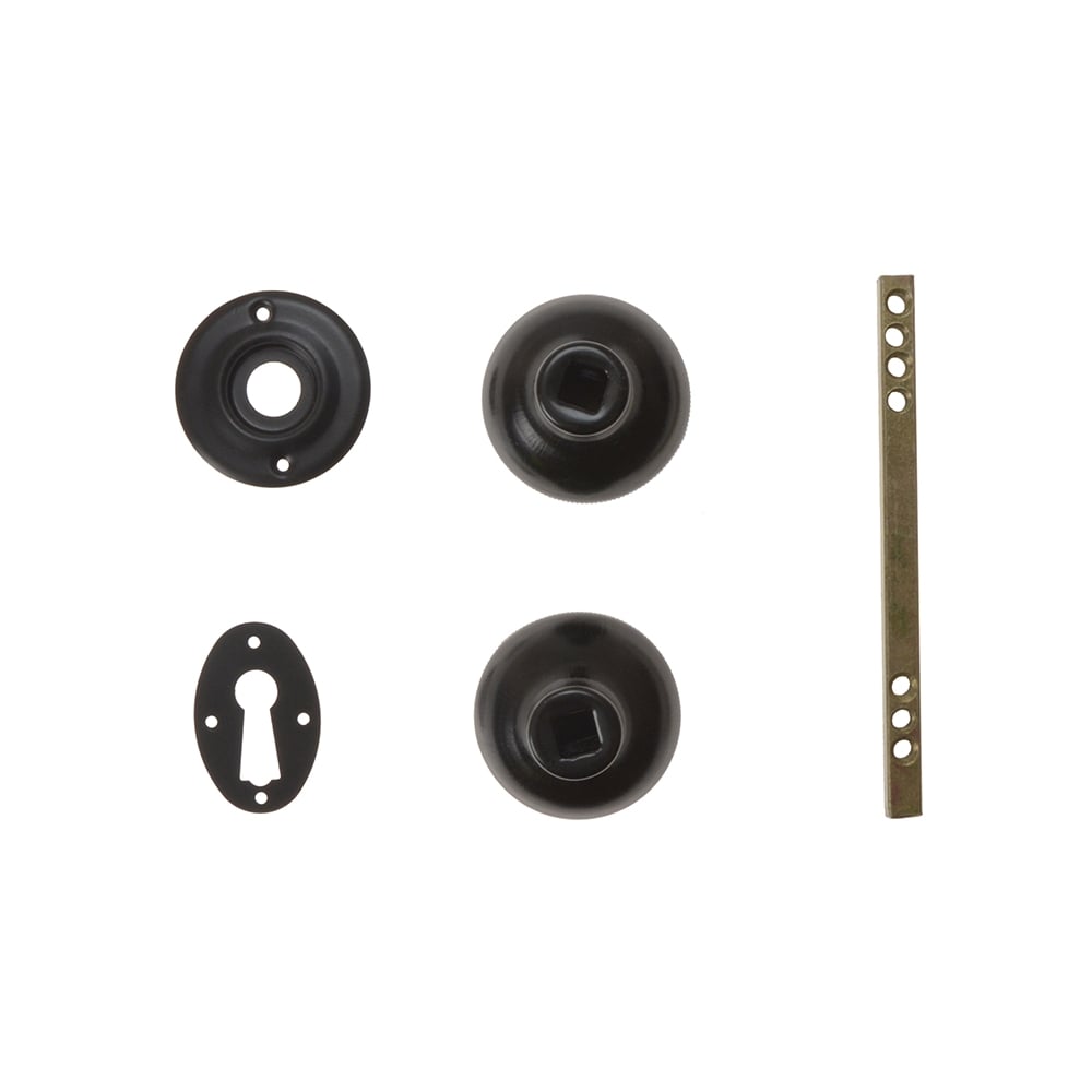 Yale Locks P405 Rim Knob Black Finish