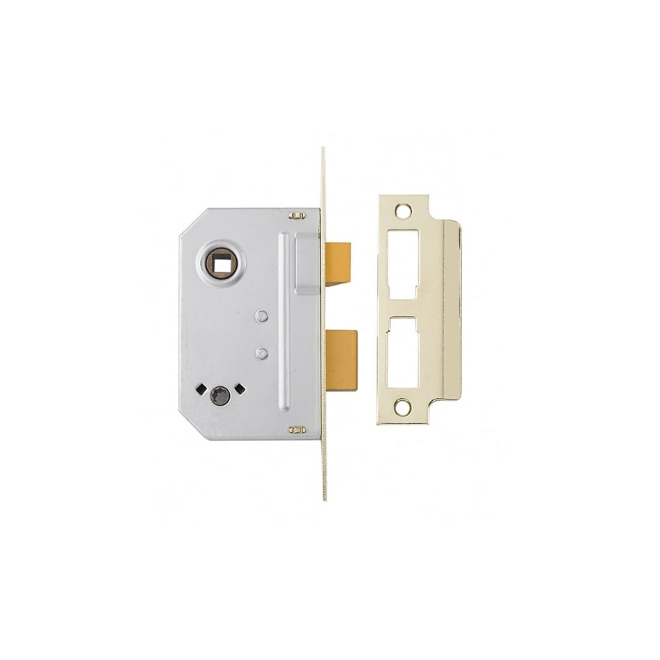 Yale Locks PM236 Bathroom 2 Lever Sashlock 67mm 2.5in Polished Chrome