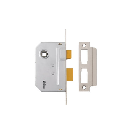 Yale Locks PM320 3 Lever Mortice Sashlock 65mm 2.5in Polished Chrome