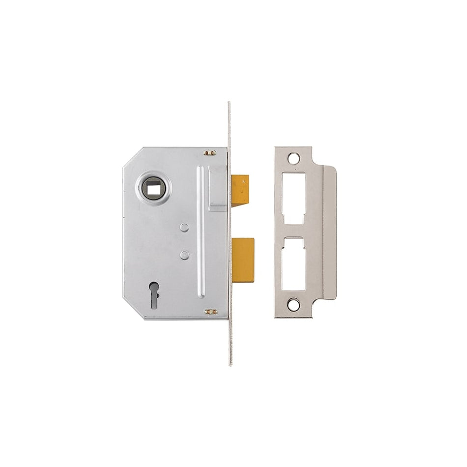 Yale Locks PM320 3 Lever Mortice Sashlock 65mm 2.5in Polished Chrome