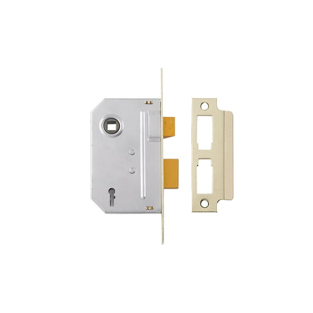 Yale Locks PM320 3 Lever Mortice Sashlock 79mm 3in Polished Brass