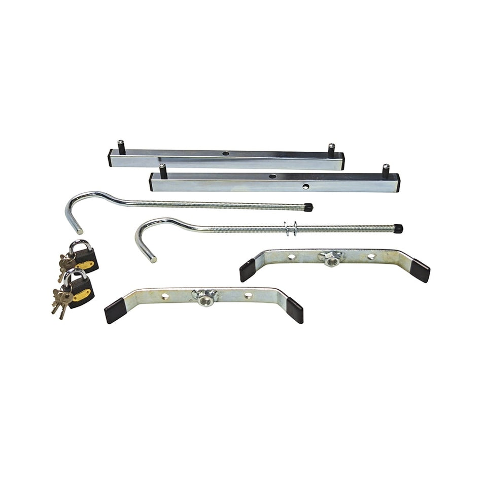 Zarges Roof Rack Clamps C/W 2 Padlocks - 1 Pair