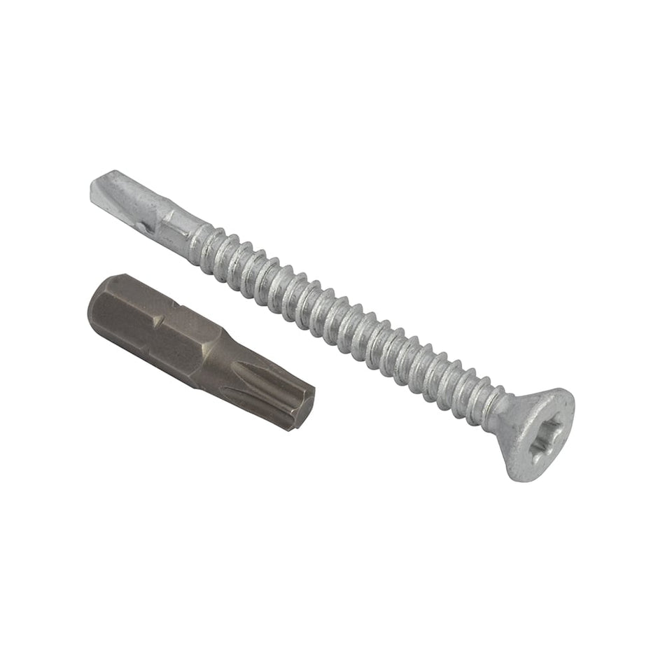 Forgefix TechFast Roofing Screw Timber - Steel Light Section 5.5x60mm Pack 100