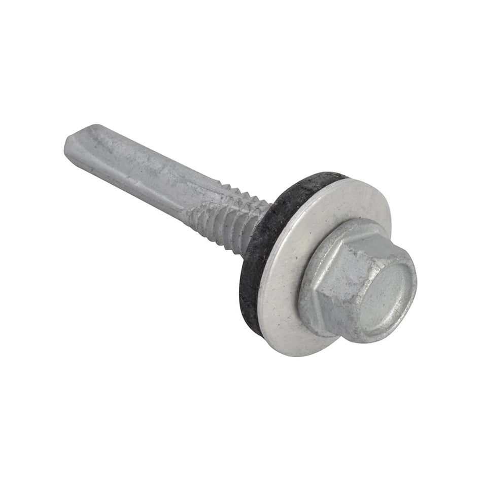 Forgefix TechFast Hex Head Roofing Screw Self Drill Heavy Section 5.5x32mm Pack 100