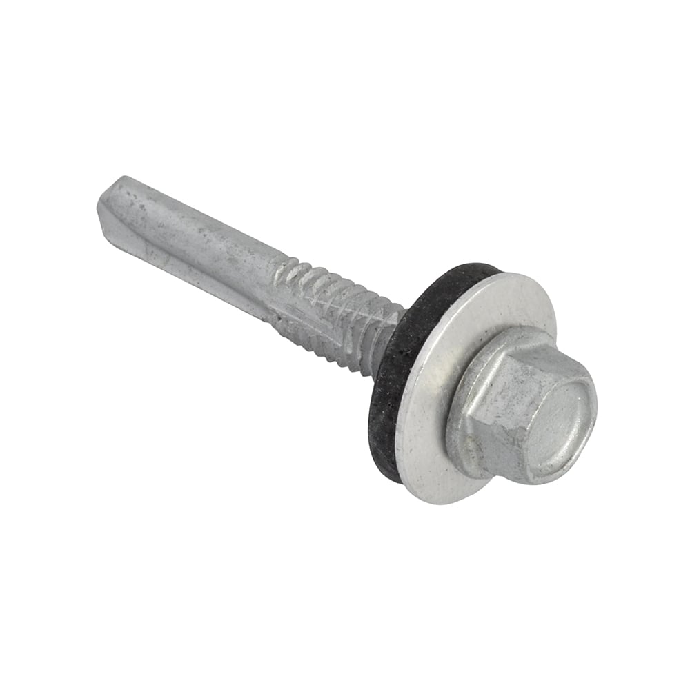Forgefix TechFast Hex Head Roofing Screw Self Drill Heavy Section 5.5x35mm Pack 100