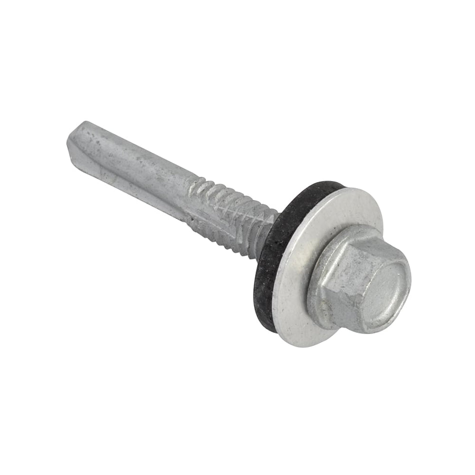 Forgefix TechFast Hex Head Roofing Screw Self Drill Heavy Section 5.5x35mm Pack 100
