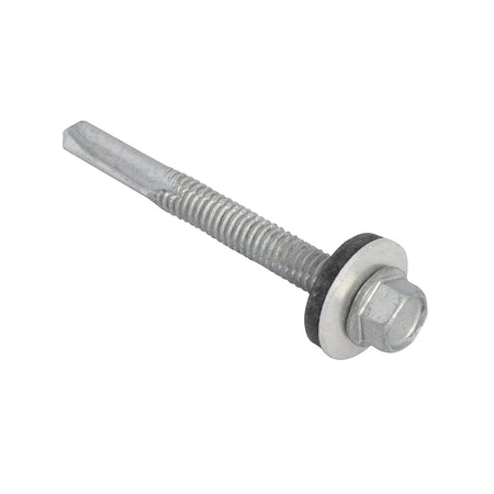 Forgefix TechFast Hex Head Roofing Screw Self Drill Heavy Section 5.5x51mm Pack 100