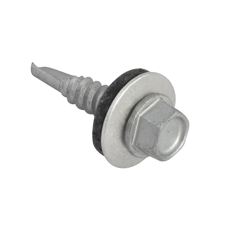 Forgefix TechFast Hex Head Roofing Screw Self Drill Light Section 5.5x25mm Pack 100