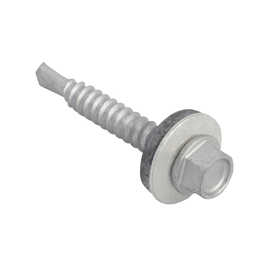Forgefix TechFast Hex Head Roofing Screw Self Drill Light Section 5.5x38mm Pack 100
