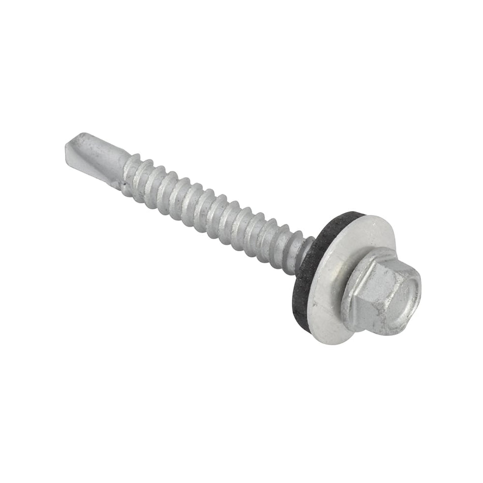 Forgefix TechFast Hex Head Roofing Screw Self Drill Light Section 5.5x45mm Pack 100