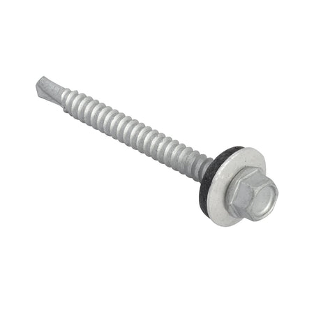 Forgefix TechFast Hex Head Roofing Screw Self Drill Light Section 5.5x57mm Pack 50