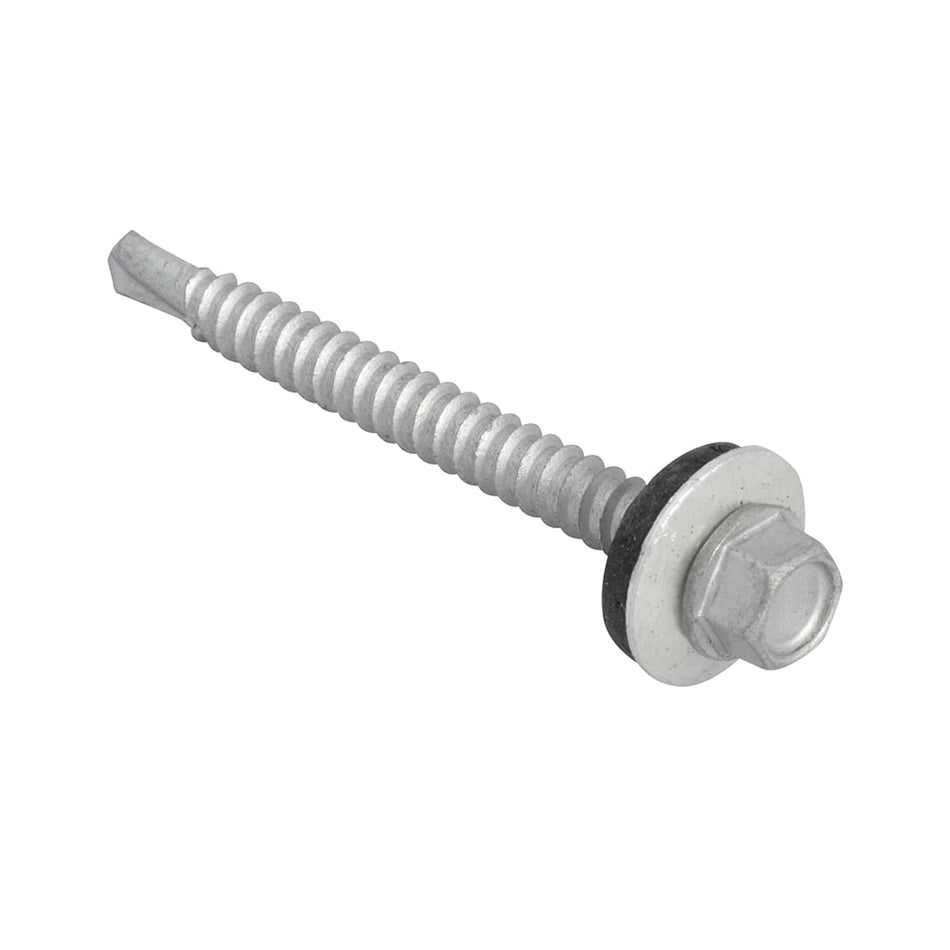 Forgefix TechFast Hex Head Roofing Screw Self Drill Light Section 5.5x57mm Pack 50