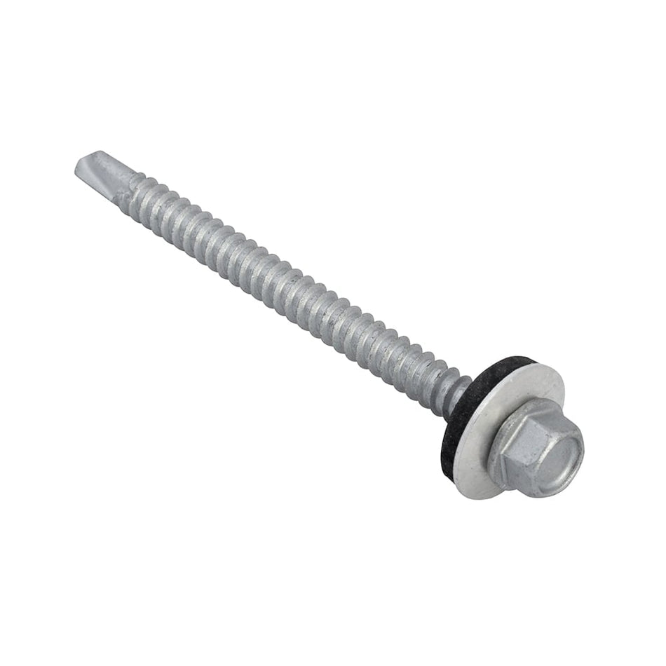 Forgefix TechFast Hex Head Roofing Screw Self Drill Light Section 5.5x70mm Pack 50