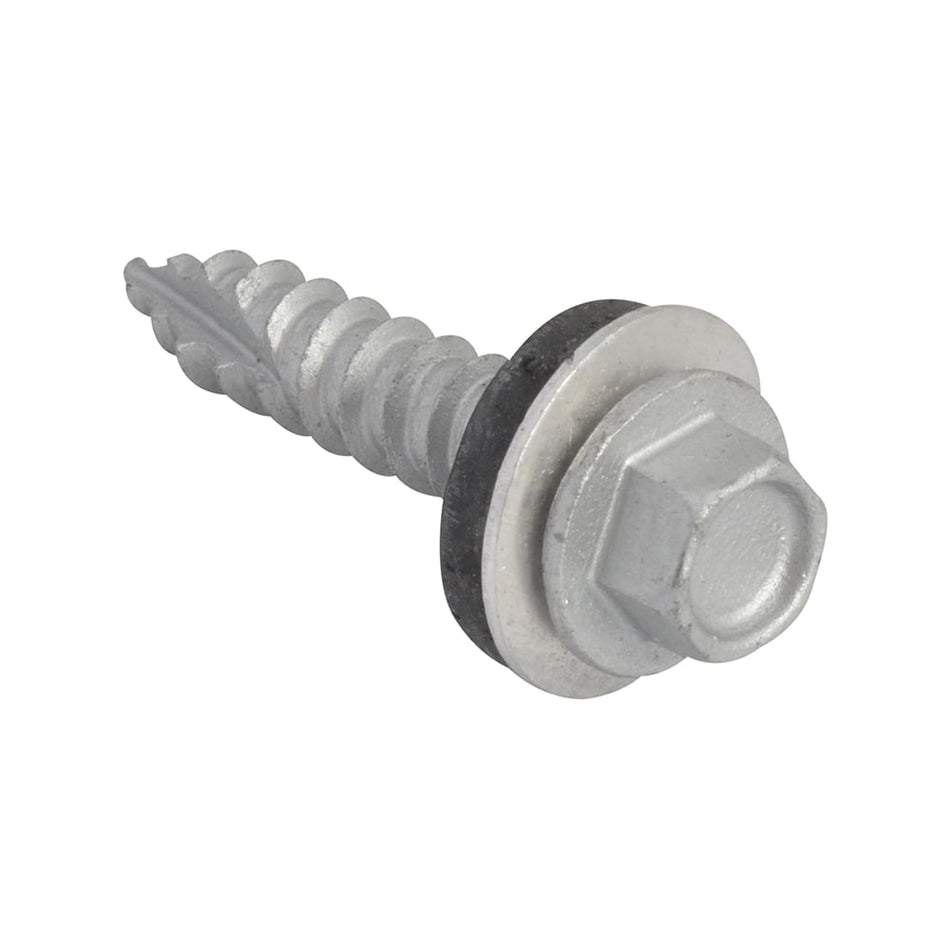 Forgefix TechFast Hex Head Screw Sheet to Timber 6.3x32mm Pack 100