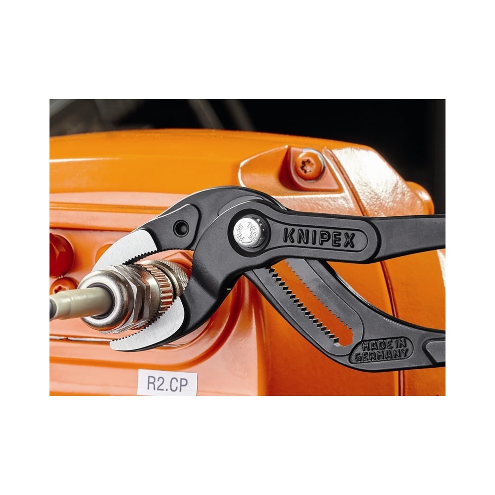 Plastic Pipe Gripping Pliers Black 80mm Capacity 250mm