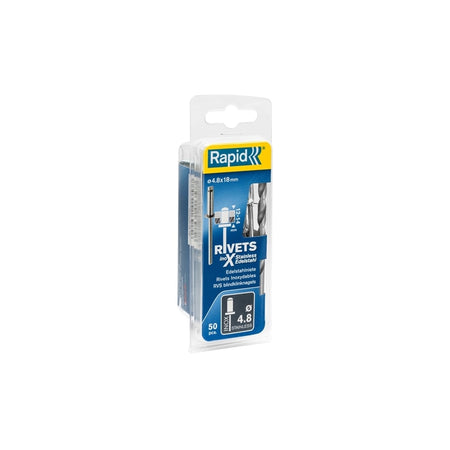 Stainless Steel Rivets 4.8 x 18mm (Blister of 50)