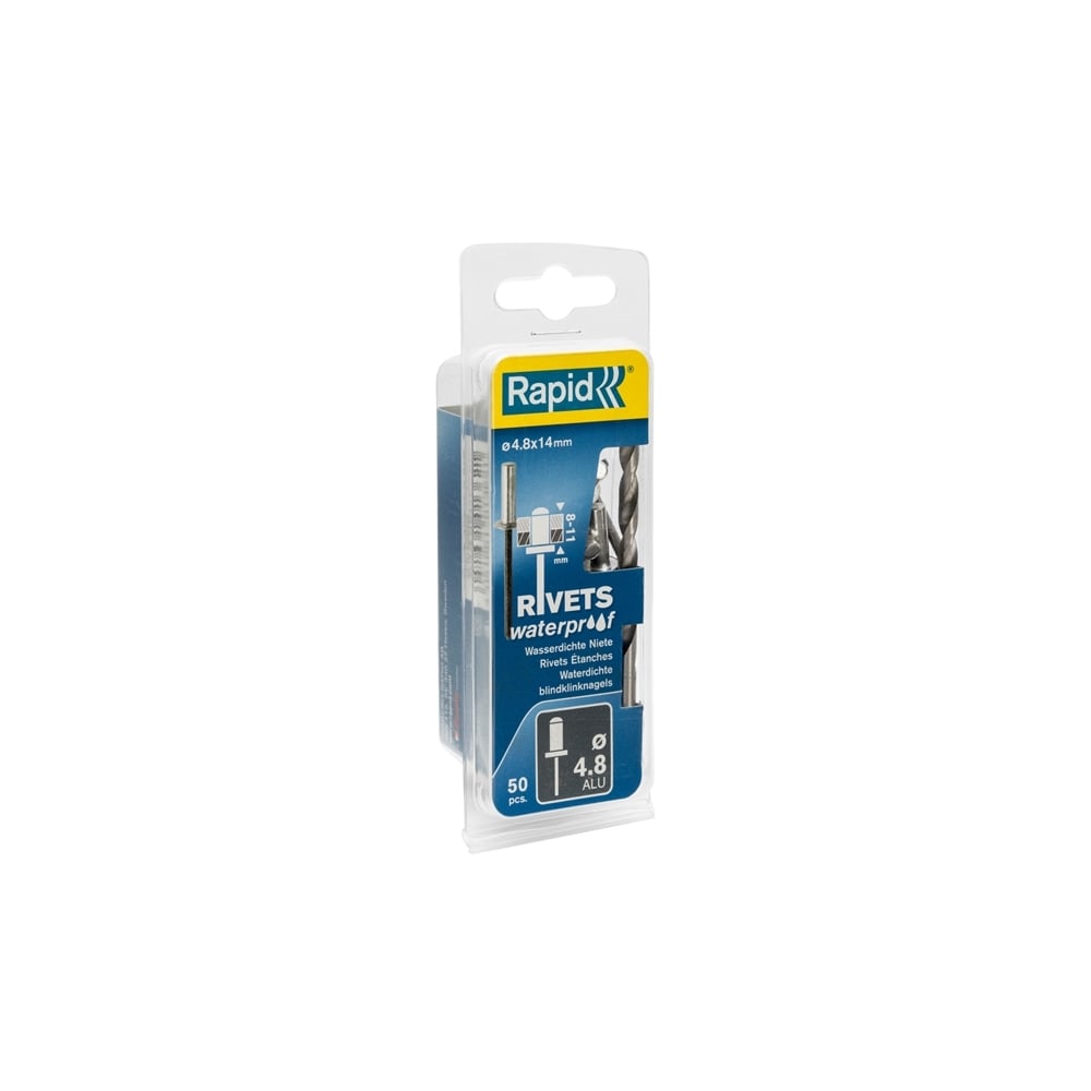 Waterproof Rivets 4.8 x 14mm (Blister of 50)