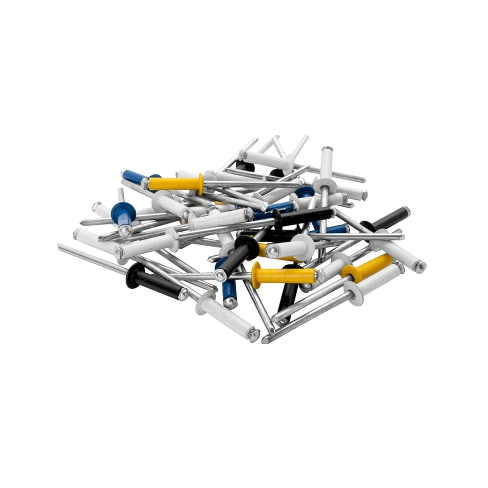 Automotive Rivets 4 x 16mm 4 Colours (Blister of 32)