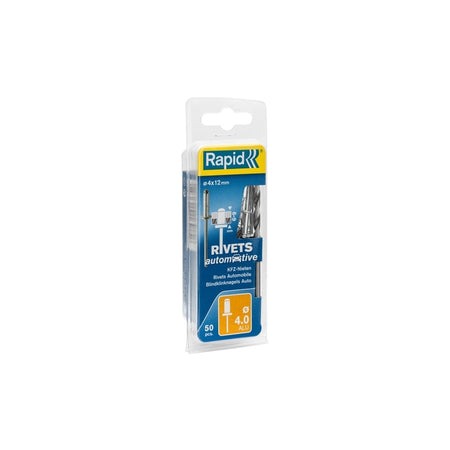 Automotive Rivets 4 x 12mm (Blister of 50)