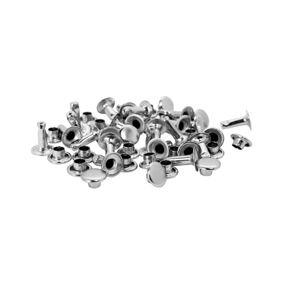 Tubular Rivets 7 x 3 x 9mm, Cap 3 x 7mm (Pack of 25)