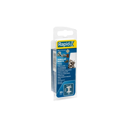 Tubular Rivets 7 x 3 x 9mm, Cap 3 x 7mm (Pack of 25)