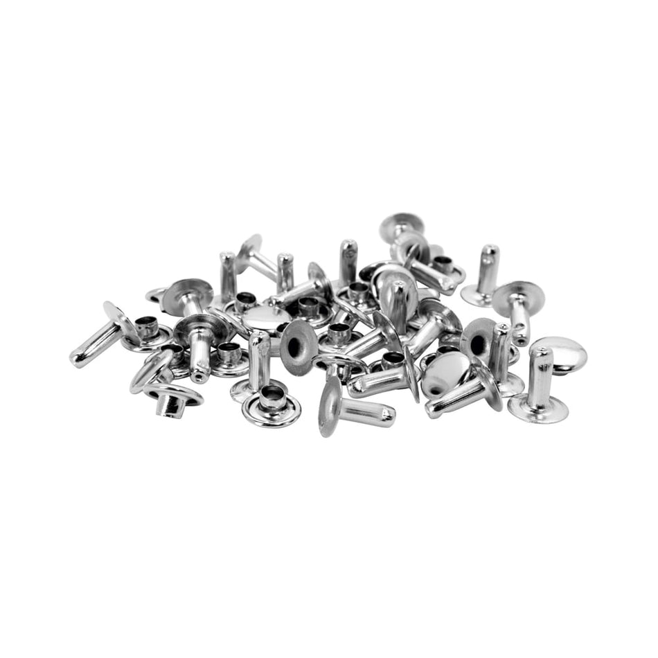 Tubular Rivets 8 x 3 x 9mm, Cap 3 x 8mm (Pack of 25)