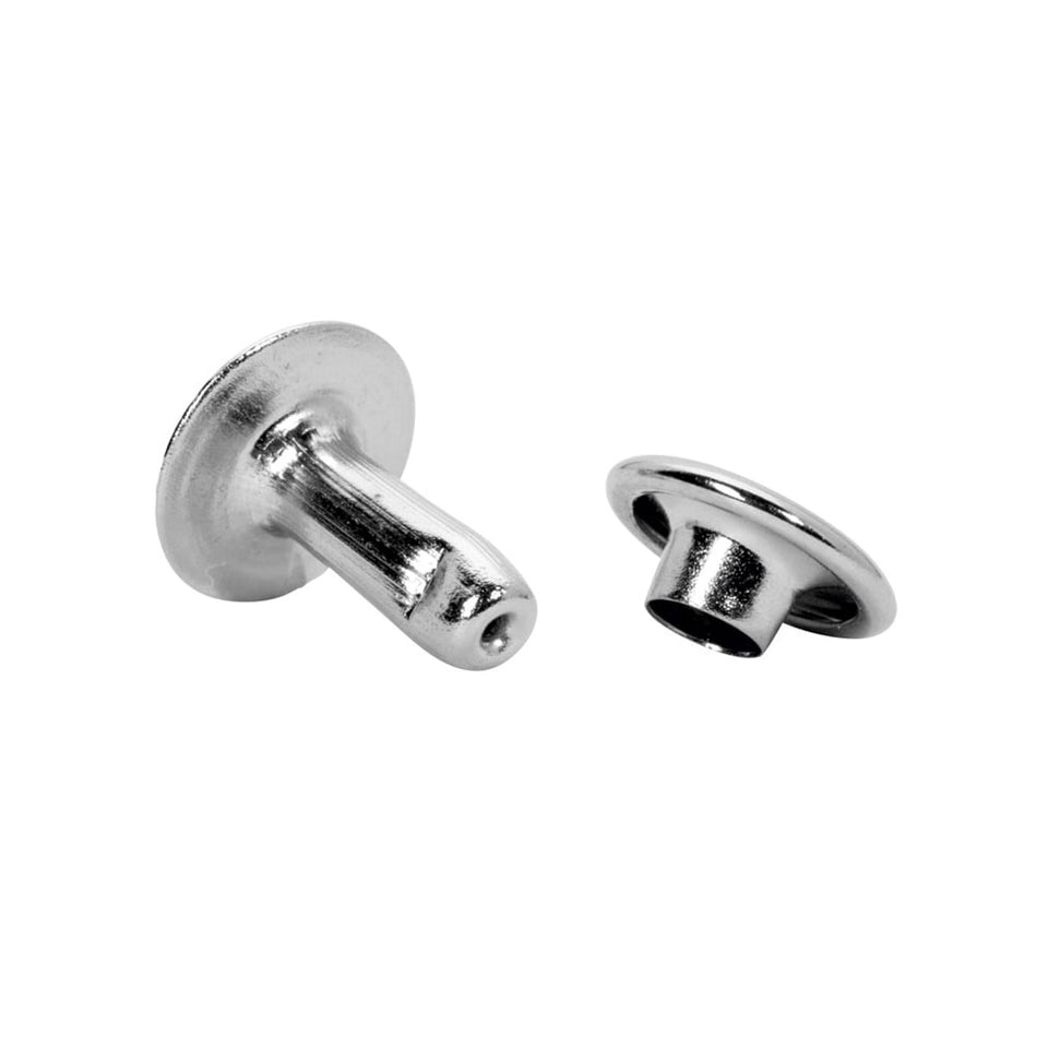 Tubular Rivets 8 x 3 x 9mm, Cap 3 x 8mm (Pack of 25)