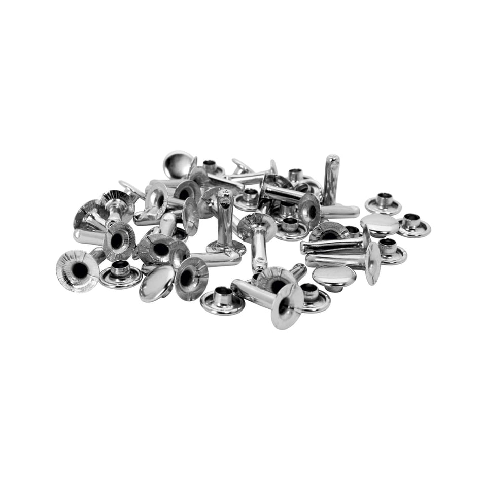 Tubular Rivets 9 x 3 x 13mm, Cap 3 x 10mm (Pack of 25)