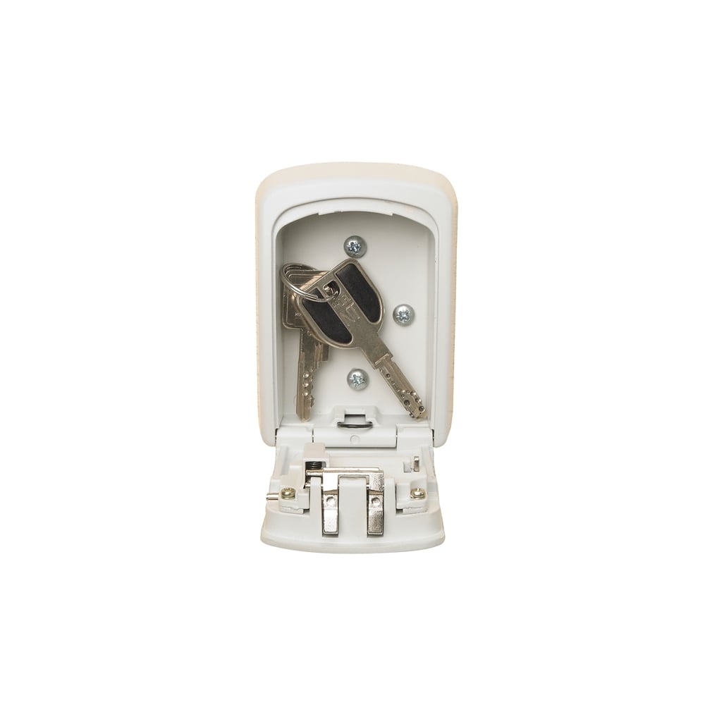 Master Lock5401 Standard Wall Mounted Key Lock Box (Upto 3 Keys) - Cream Model No- 5401EURDCRM