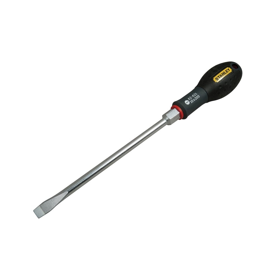 Stanley ToolsFatMax Bolster Screwdrivers Flared Tip 10mm x 200mm Model No- FMHT0-62621
