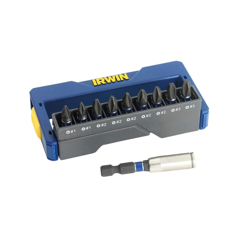 IRWIN Impact Screwdriver Bit Set of 10 Phillips