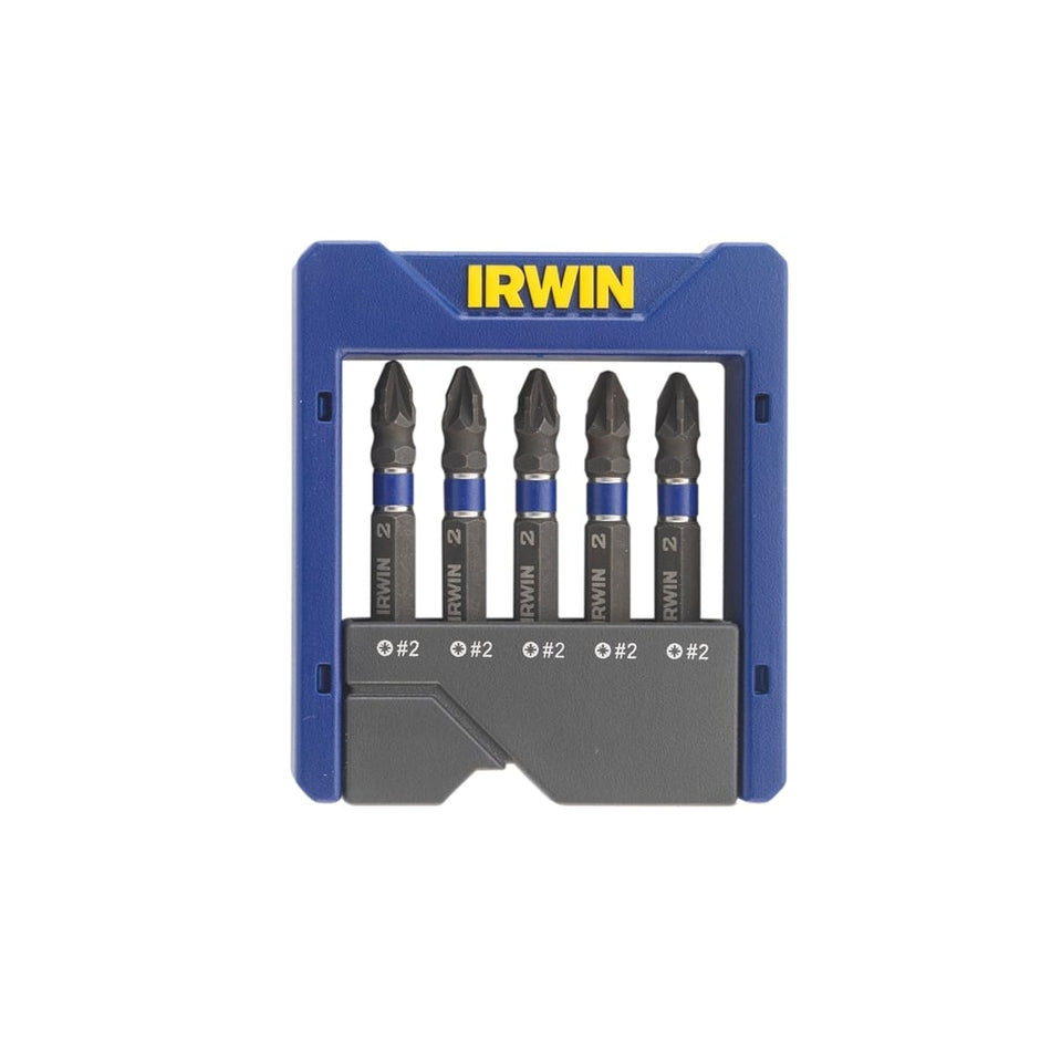 IRWIN Impact Screwdriver Pocket Bit Set of 5 Pozi