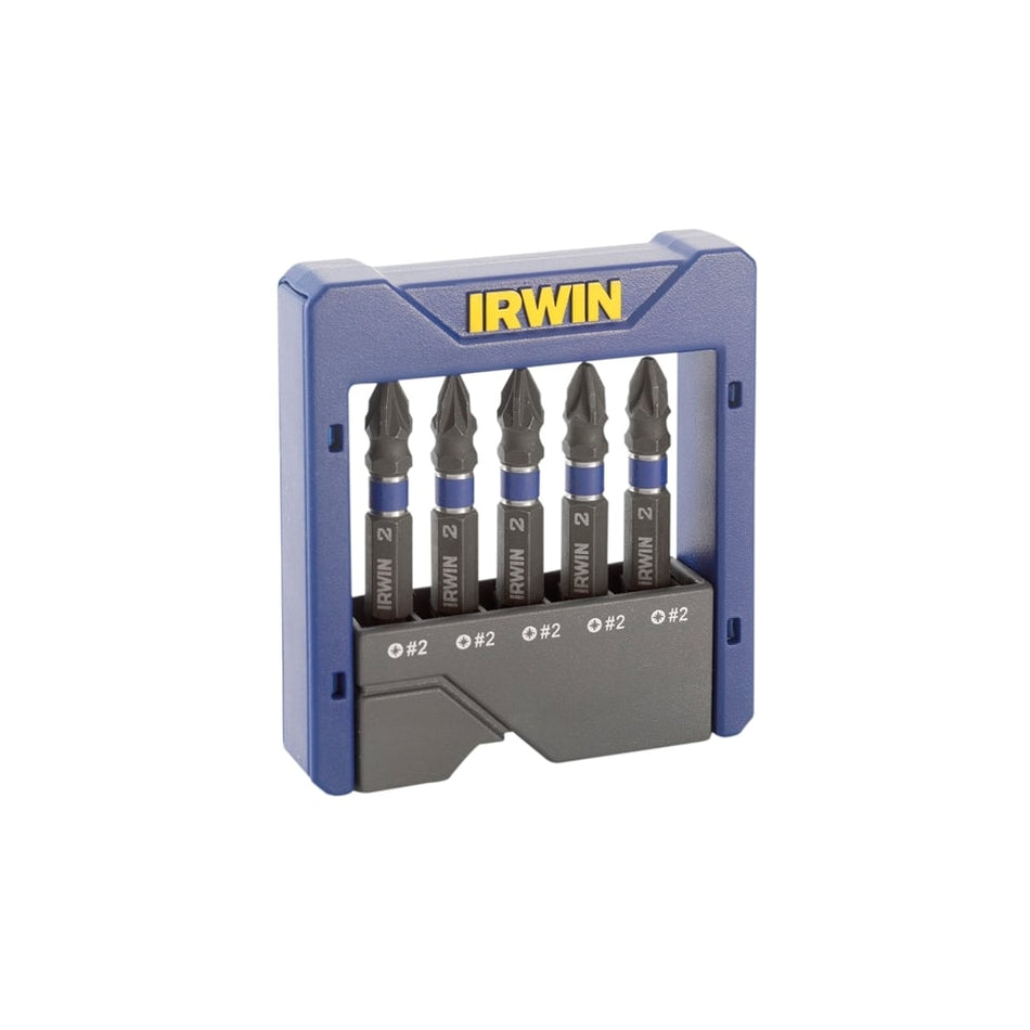 IRWIN Impact Screwdriver Pocket Bit Set of 5 Pozi