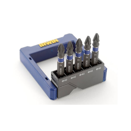 IRWIN Impact Screwdriver Pocket Bit Set of 5 Pozi