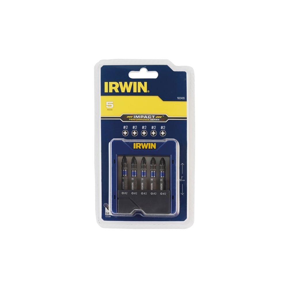 IRWIN Impact Screwdriver Pocket Bit Set of 5 Pozi