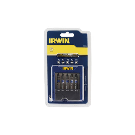 IRWIN Impact Screwdriver Pocket Bit Set of 5 Pozi
