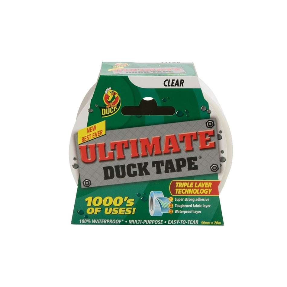 Shurtape Duck, Tape Ultimate 50mm x 20m Clear