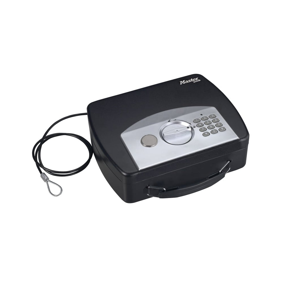 Master Lock Portable Digital Safe With Cable: Model No- P008EML