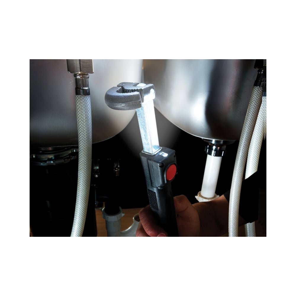 RIDGID 2017 Telescopic Basin Wrench With Led Work Light 12-32mm Capacity: Model No- 46753