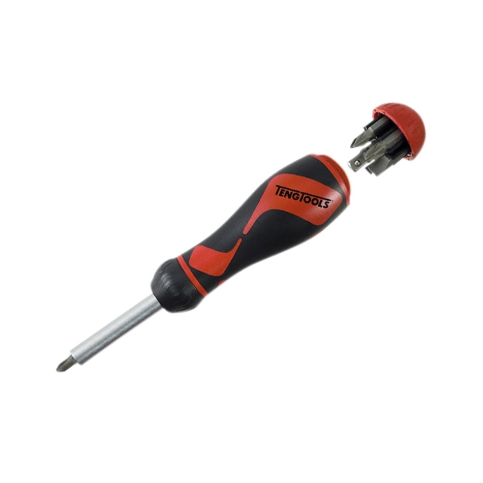 Teng MDR908 Ratchet Driver & Bits Set of 6: Model No- MDR908