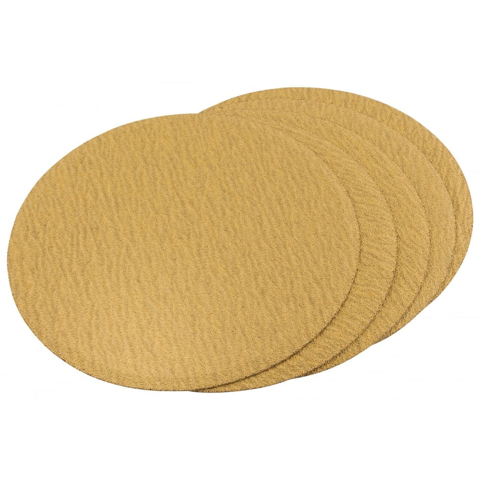 DRAPER Five 150mm 80 Grit Aluminium Oxide Sanding Discs: Model No. SD6AC