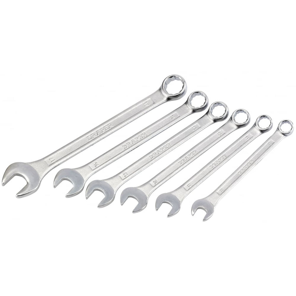 DRAPER Metric Combination Spanner Set (6 Piece): Model No. 8219/6/MM/B